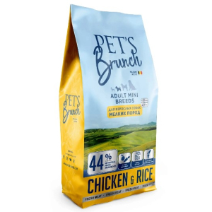 Pet's Brunch Adult Mini Breeds для взрослых собак мелких пород (Курица и рис), 1 кг
