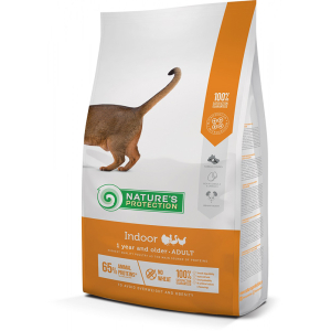 Nature's Protection Indoor Корм сухой для кошек живущих в помещении (птица), 400г
