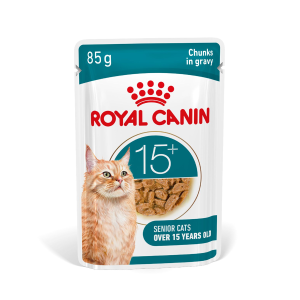 Royal Canin Ageing 15+ Корм влажный для кошек старше 15 лет, кусочки в соусе 85гр