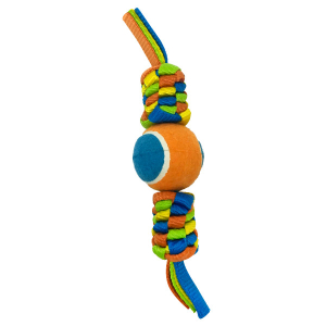 Petpark игрушка для собак Плетенка с теннисным мячом 6 см