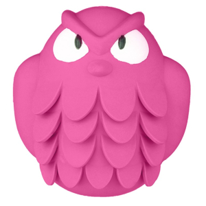 Игрушка Mr.Kranch для собак Сова, розовая,с ароматом бекона, 13 см