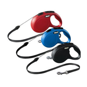 Flexi Поводок-рулетка,"New CLASSIC" синяя,(М), трос,8м