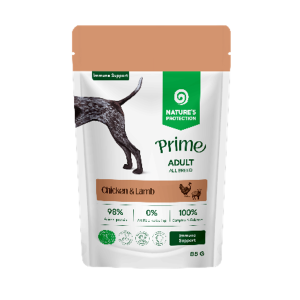 Natures Protection Immunity Support влажный корм для собак соус (курица/ягненок) 85гр