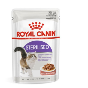 Royal Canin Sterilised Корм консервированный для стерилизованных взрослых кошек, соус, 85г