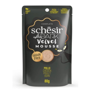 Schesir AFTER DARK VELVET для кошек (курица), 80 гр срок до 29.11.2025