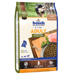 Bosch Корм сухой для взрослых собак (птица, просо), 15кг