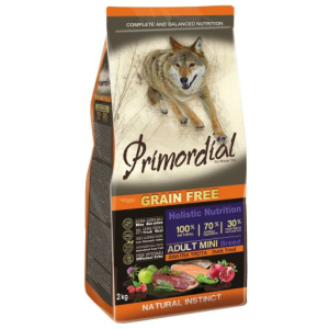 Primordial Dog Mini Adult Trout&Duck сухой корм для собак мелких пород (форель и утка) 2кг