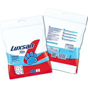 Коврики (пеленки) LUXSAN Premium для животных 60х60, (упак 2 шт)