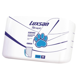 Коврики (пеленки) LUXSAN Basic для животных 60х60, 30 шт
