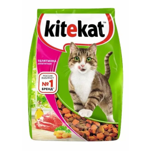 Kitekat сухой корм для кошек (аппетитная телятинка) 1,3кг