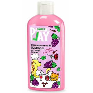 Animal Play Sweet шампунь отпугивающий насекомых для собак и кошек (виноград\гвоздика) 300мл