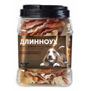 GreenQZin "Длинноух" Лакомство для собак (сушеное ассорти с крольчатиной), 750г