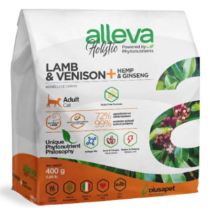 Alleva Holistic Корм сухой беззерновой для кошек (ягненок, оленина), 0,4кг