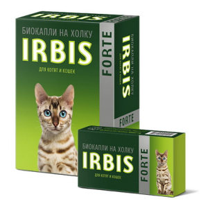 Irbis Forte Биокапли на холку для котят и кошек (инсектоакарицидные капли для кошек)