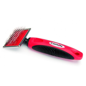 Camon Пуходерка для животных (с металлической щетиной с каплей), 12х5,5см