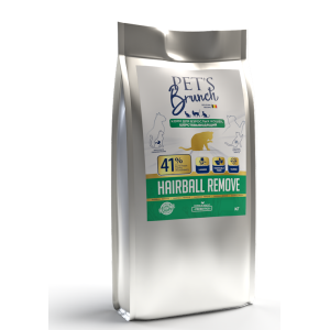 Pet's Brunch Корм сухой для кошек, для уменьшения скопления комков шерсти в желудке, 400г