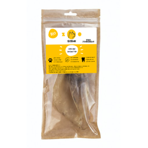 ZОО-БОБИК Лакомства для собак (ухо говяжье), 500г