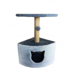 Alpha Домик угловой когтеточка для кошек, 65см