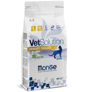 Monge VetSolution Cat Urinary Oxalate сухой корм для кошек при заболеваниях мочеполовой системы и оксалатном течении МКБ 400гр