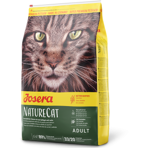 Josera NatureCat сухой корм 2кг для кошек и котят от 6 мес,с лососем,травами и плодами