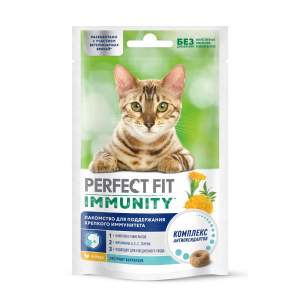Perfect Fit лакомство для иммунитета для кошек с курицей 50г