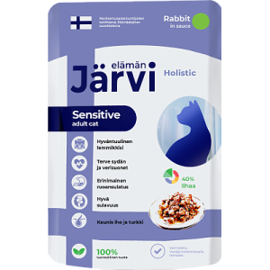 Jarvi влажный корм для кошек с чувствительным пищеварением, соус (кролик) 85гр