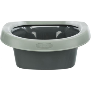 Туалет "TRIXIE" для кошек "Be Eco Carlo" с высоким бортом, 31х14х43см, антрацит/серый