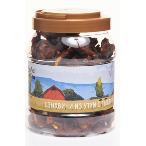 NORD FARM  лакомство  для собак Сэндвичи из утки с тыквой 800гр