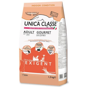Unica Classe Adult Gourmet Exigent для взрослых привередливых кошек (Лосось), 300 гр