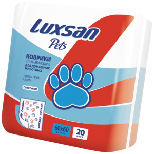 Коврики (пеленки) LUXSAN Premium для животных 60х60, (упак 20 шт)