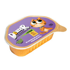 DOYZER консерва для кошек с курицей, 95г срок до 15.03.2026