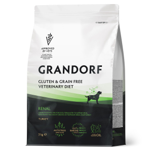 Grandorf  VET DOG RENAL сухой корм для собак диетический, при хронической почечной недостаточности на основе бескостной индейки 3кг