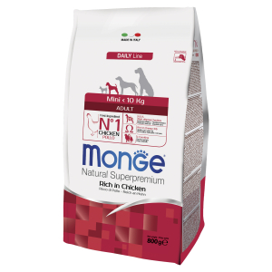 Monge Dog Daily Line Mini сухой корм для собак мелких пород (курица) 800гр
