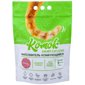 КОМОК Smart Cat Litter комкующийся соевый SAKURA 1,8кг (5л)