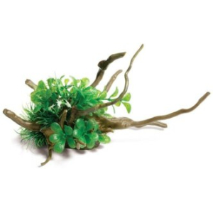 Decor Коряга с растением, 18*10.5*13см