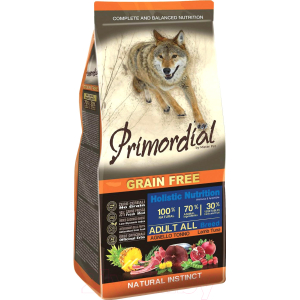 Primordial Dog Adult Tuna&Lamb сухой корм для собак (тунец, ягненок) 12кг