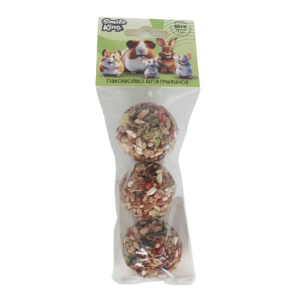 Smile King Лакомство для грызунов - шарики MIX,75гр