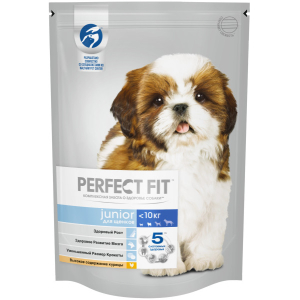 Perfect Fit сухой корм для щенков мелких и миниатюрных пород с курицей 500 г
