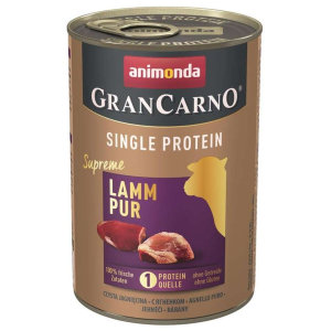 GranCarno Adult Single Protein Supreme Pure Lamb  консервы для собак с ягнёнком 400г