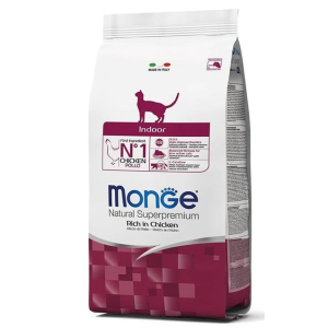 Monge Cat Daily Line Indoor для домашних кошек с низкой физической активностью, 400гр