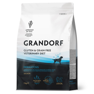 Grandorf  VET DOG DERMATOSIS сухой корм для собак диетический, при дерматозах на основе бескостного лосося 3кг