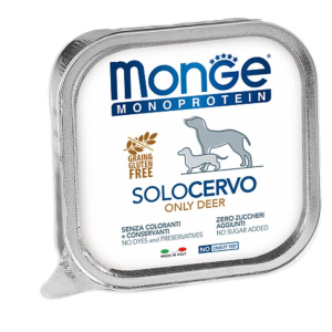 Monge Dog Monoprotein конс. 150гр д/с паштет из оленины