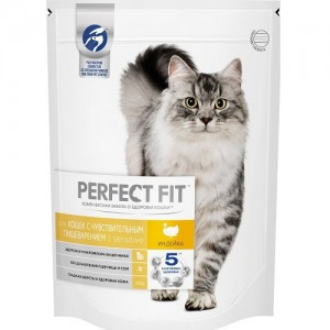 Perfect Fit для кошек с чувствительным пищеварением (Индейка), 10 кг