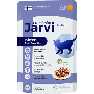Jarvi влажный корм для котят и беременных кошек, желе (телятина) 85гр