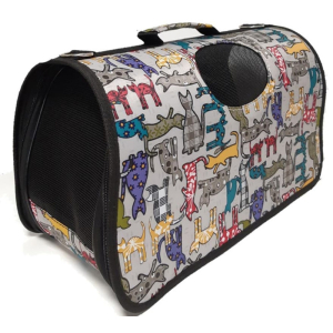 Triol Сумка-переноска для животных "Котики" М, 420*210*270мм