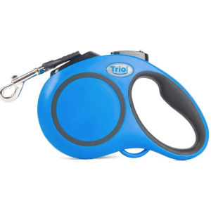 Triol Поводок-рулетка для собак Urban M, 5м до 25кг, лента, синий