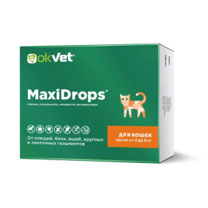 МаксиДропс для кошек весом от 4 до 8кг