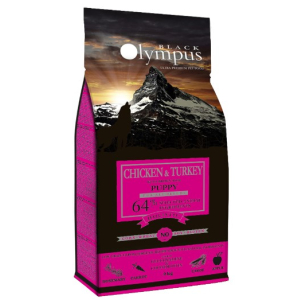Black Olympus Puppy All Breeds Низкозерновой корм для щенков всех пород (Курица, индейка), 2кг