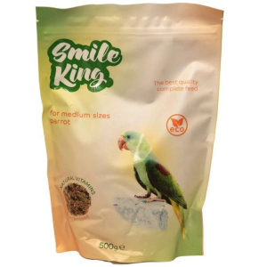 Smile King Корм для средних попугаев,500гр