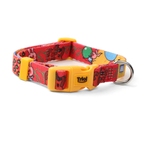 Triol СОЮЗМУЛЬТФИЛЬМ Ошейник нейлоновый "Большой секрет" L, красно-желтый, 25*450-680мм